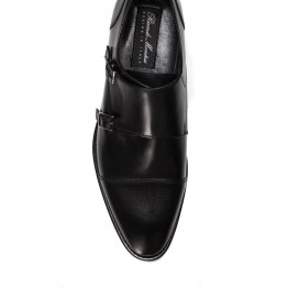 Pantofi Barbati Monk Strap Negri